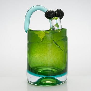 Oiva Toikka, "Pampula" malja / veistos, signeerattu Oiva Toikka Nuutajärvi Notsjö.