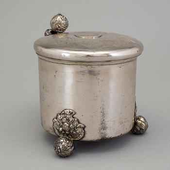 HENRIK REIMERS, Norrköping (v. 1684-1693), Dryckeskanna, silver, barock.