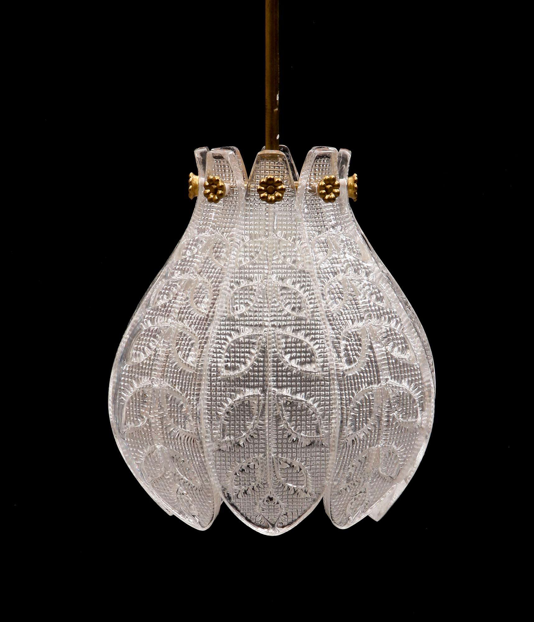 TAKLAMPA, Orrefors. H 70.