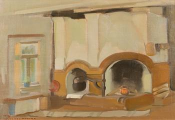 EERO NELIMARKKA, oil on panel, signed and dated -42.