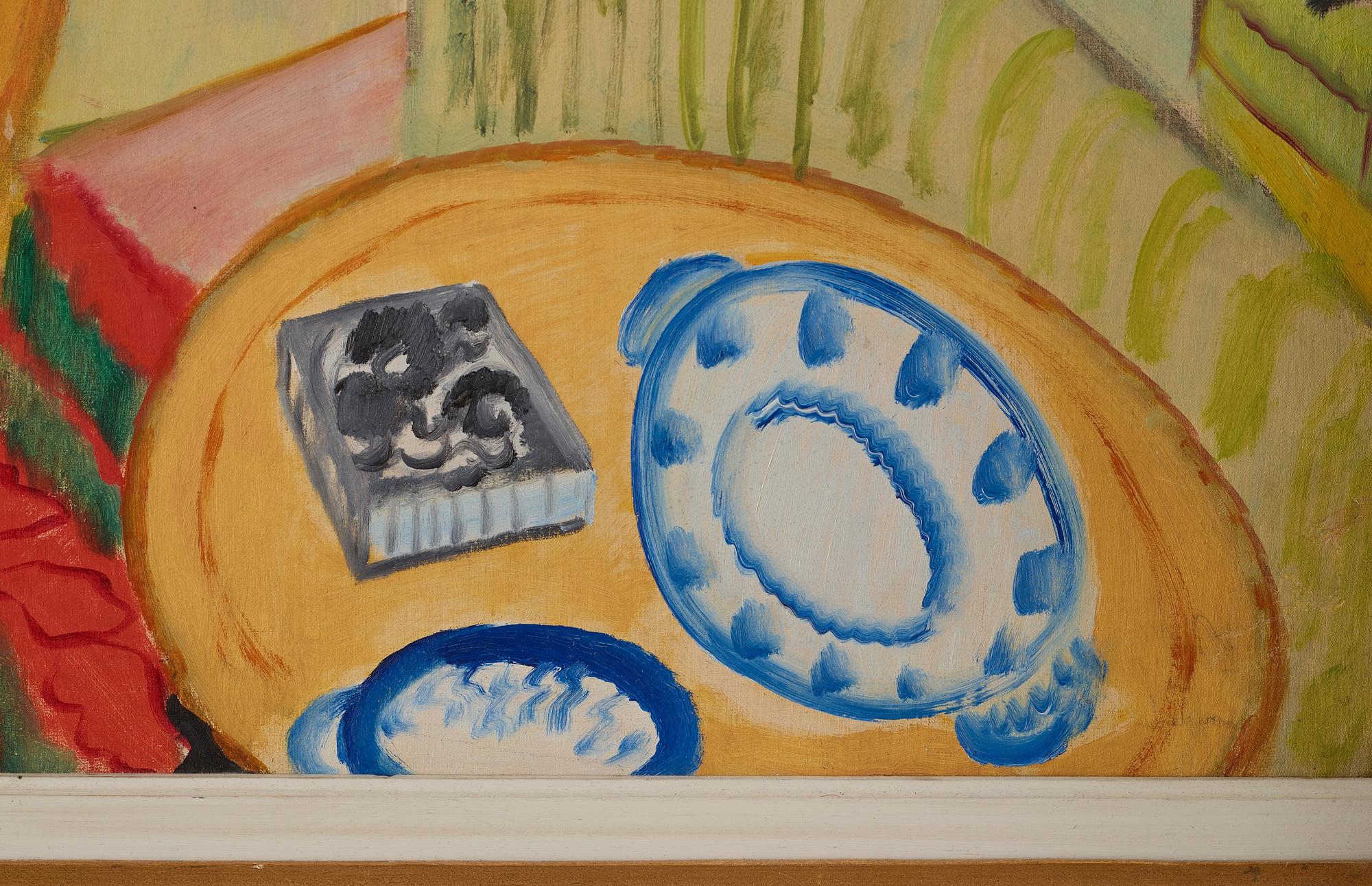 Sigrid Hjertén, "Iván i fåtöljen" (Iván in the armchair).