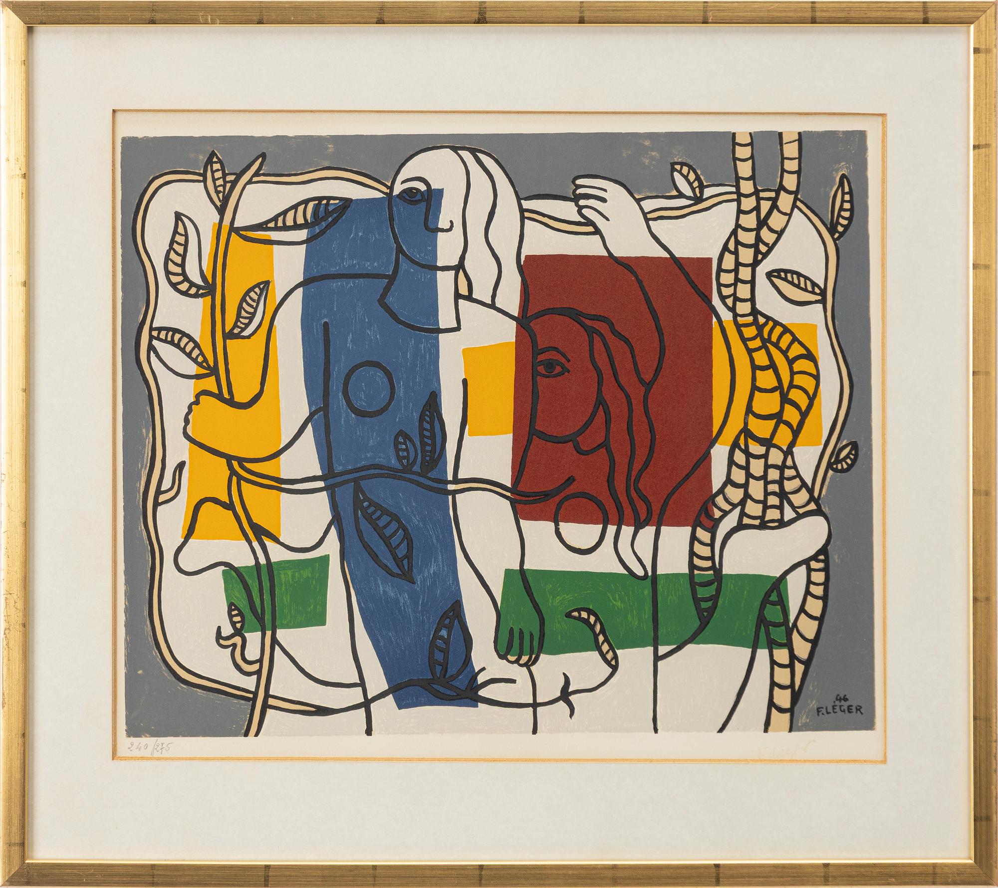 Fernand Léger, after, "Le jardin".