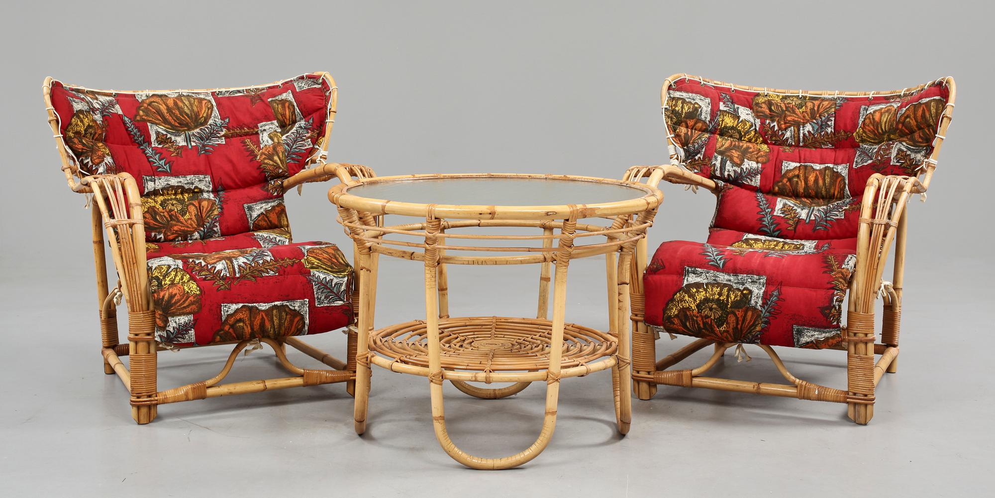 KORGMÖBEL, tre delar, 1900-talets andra kvartal.