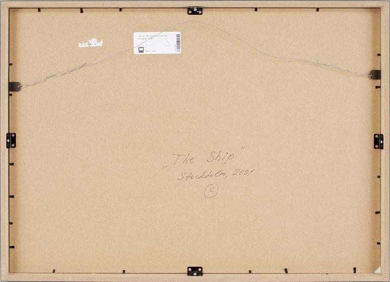 MICHAEL NASBERG, fotografi, sign. "The Ship", Stockholm 2001.