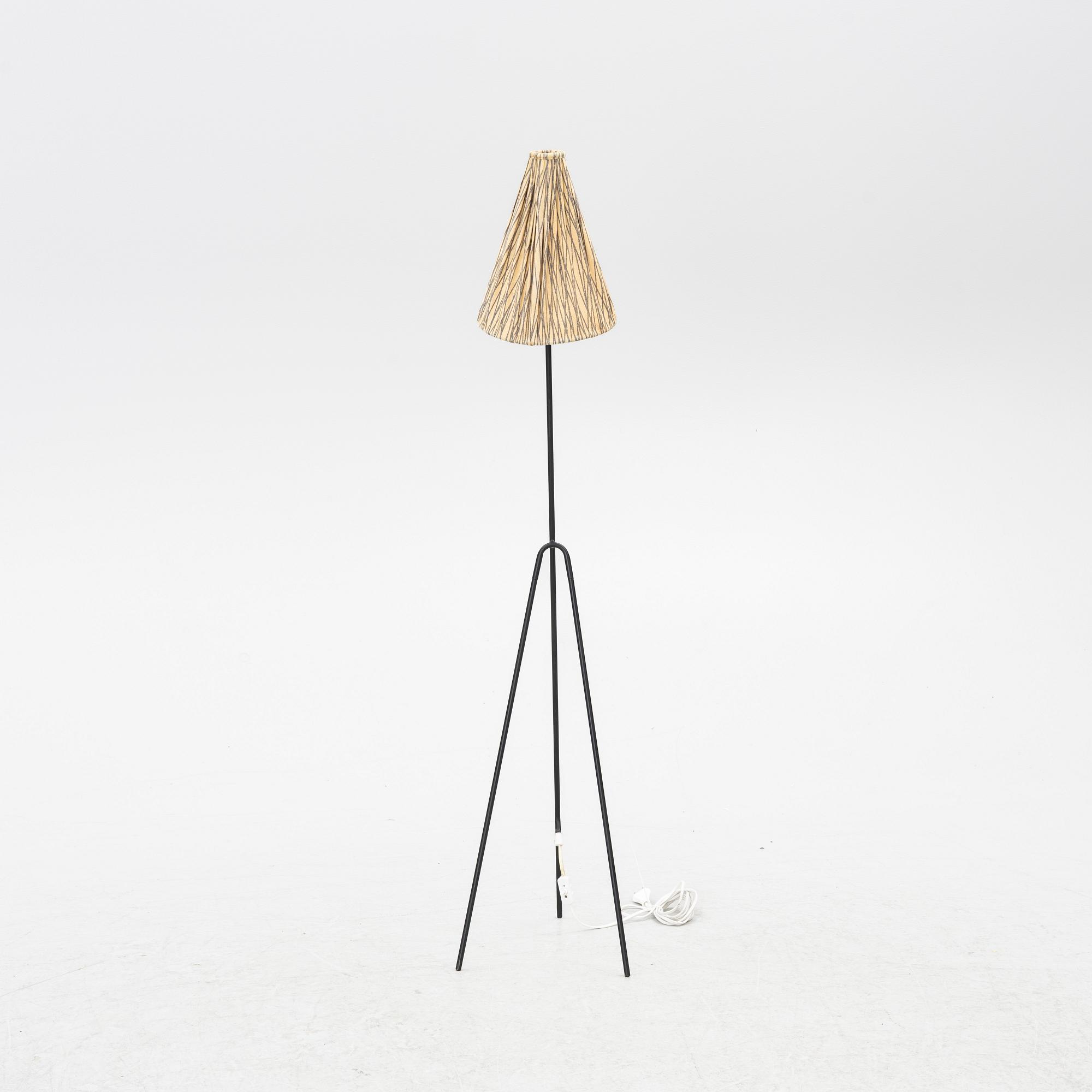 Hans Bergström, floor lamp, model 569, "The Giraffe", Atelje Lyktan, 1950s.