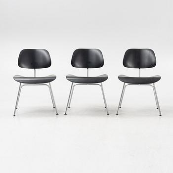 Charles & Ray Eames, three DCM chairs from Vitra.