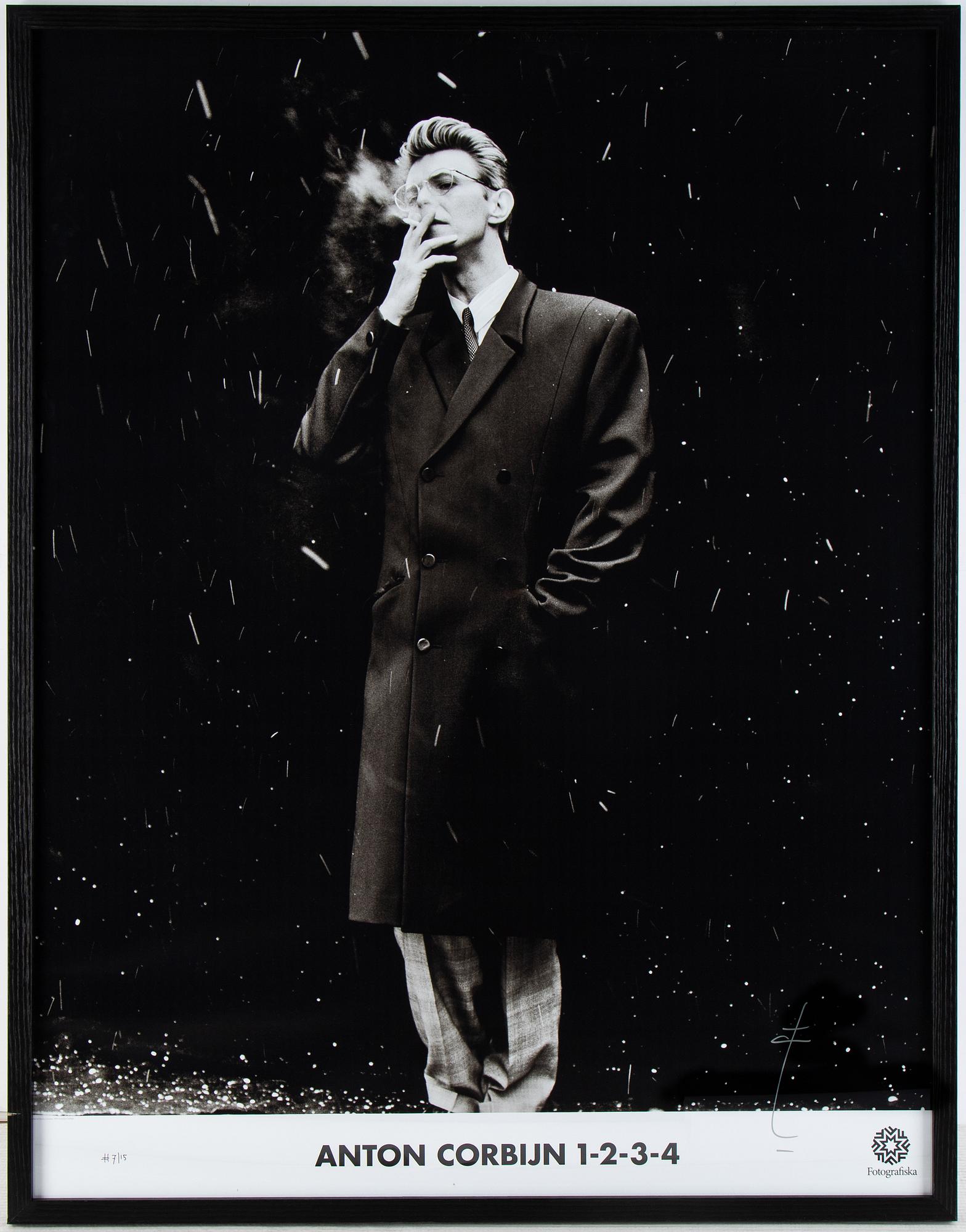 Anton Corbijn, offset print i limiterad upplaga signerad och numrerad 7/15.