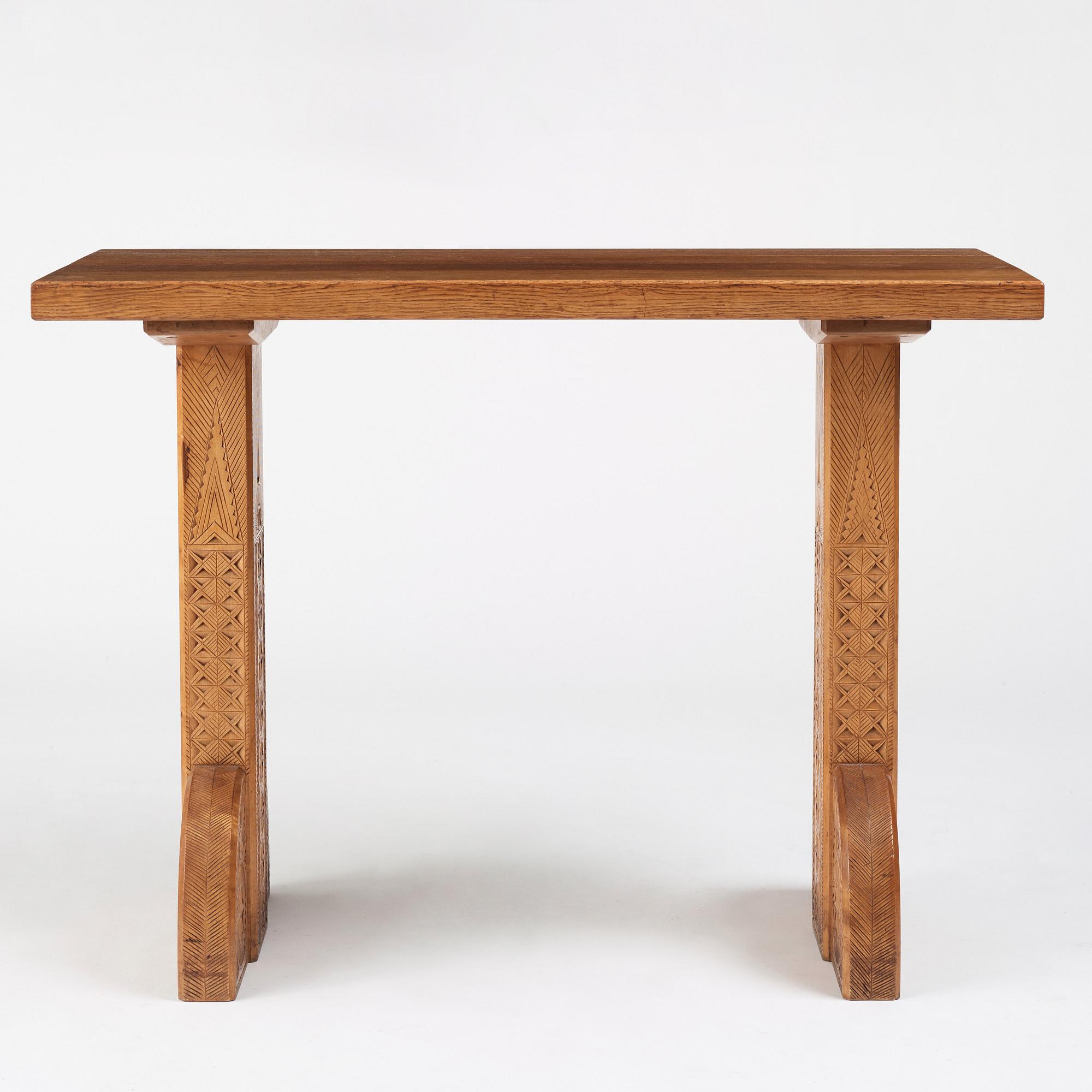 Axel Einar Hjorth, a special commissioned "Sandhamn" table, executed by Nordiska Kompaniet, Sweden 1933.