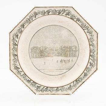 Plates, 6 pcs, Empire Creil, France, earthenware, first half of the 19th century.