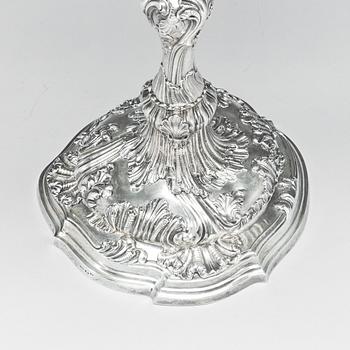 KANDELABER, silver 800. Tyskland, Rokoko-stil, 1900-tal.
Vikt ca 3550g.