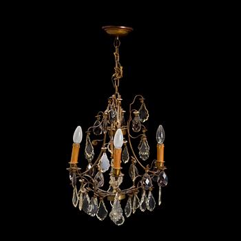 A mid 20th century rococo style ceiling light.