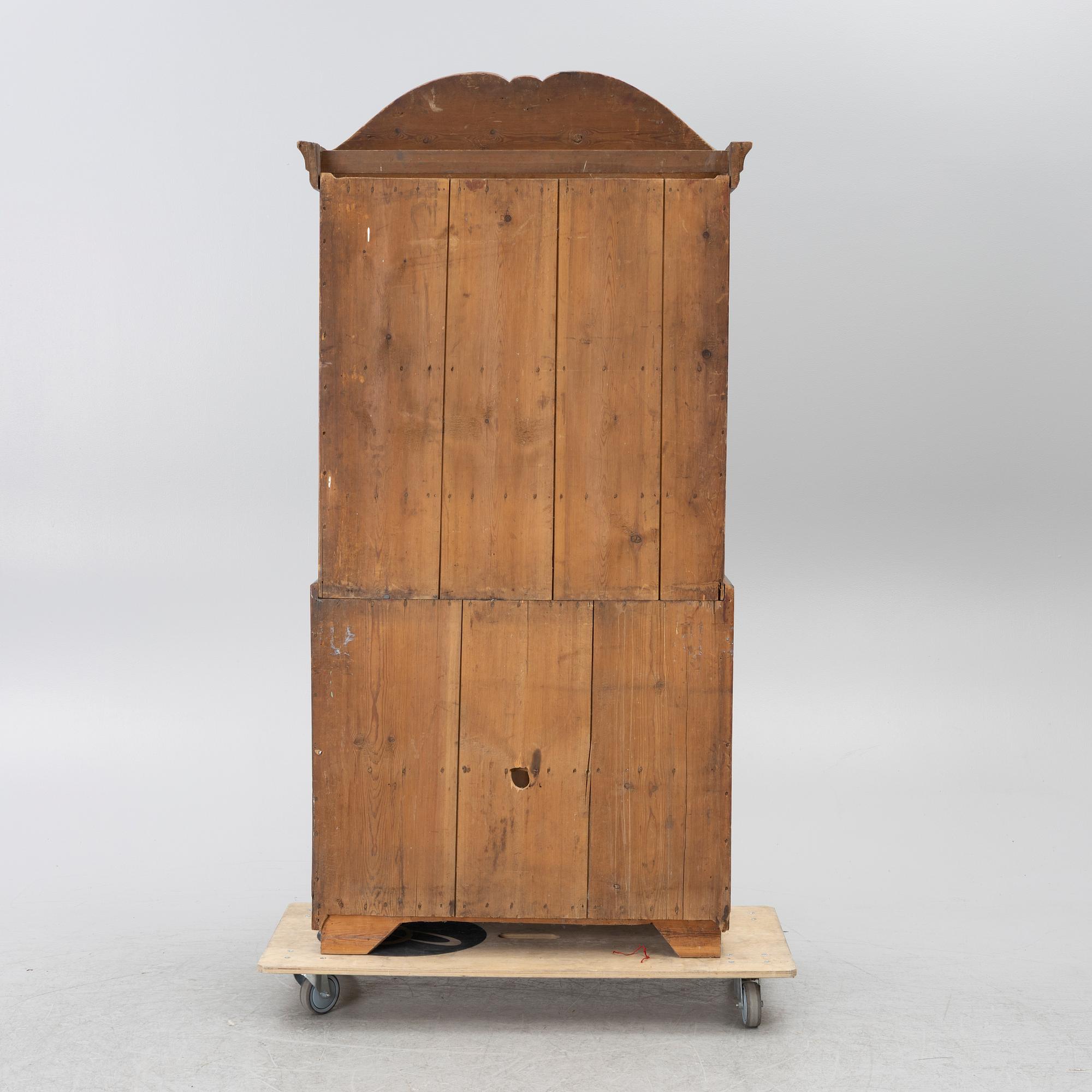 A 19th century Folk art gift cabinet.