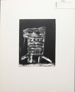 HENRI MICHAUX, 12 st, litografier, osign.