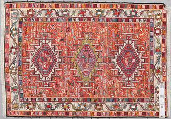 MATTA, Kelim Soumak, silke, modern tillverkning, 140 x 101 cm.