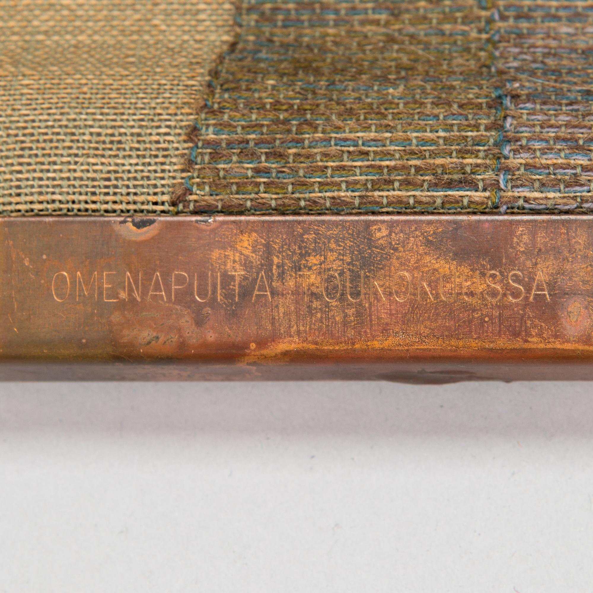 Viena Mertsalmi, translucent weaving, signed and dated -80.