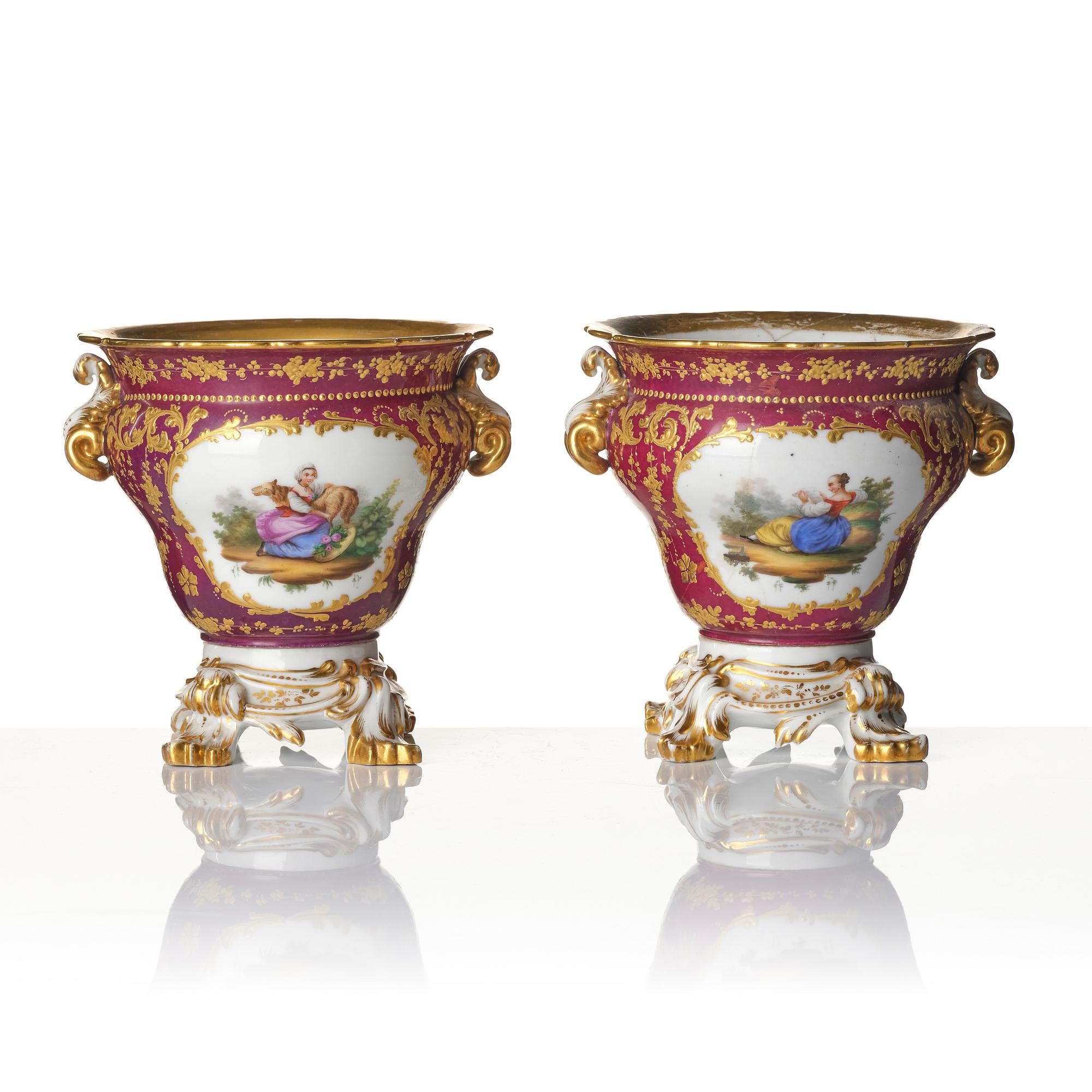 Ytterfoder, ett par, 1800-tal.