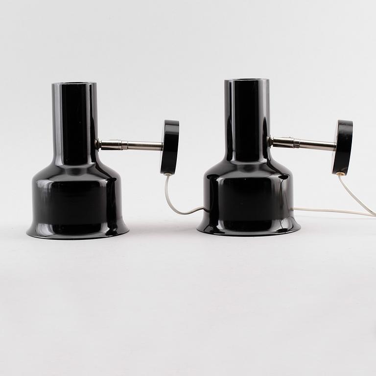 VÄGGLAMPOR, 1 par, OMI, 1900-talets andra hälft.