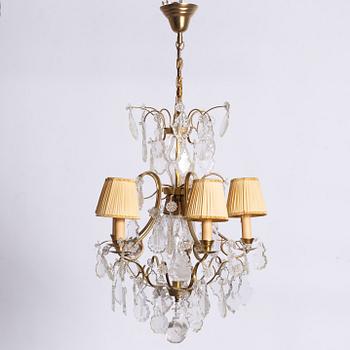 Chandelier, Rococo style, mid-20th century.