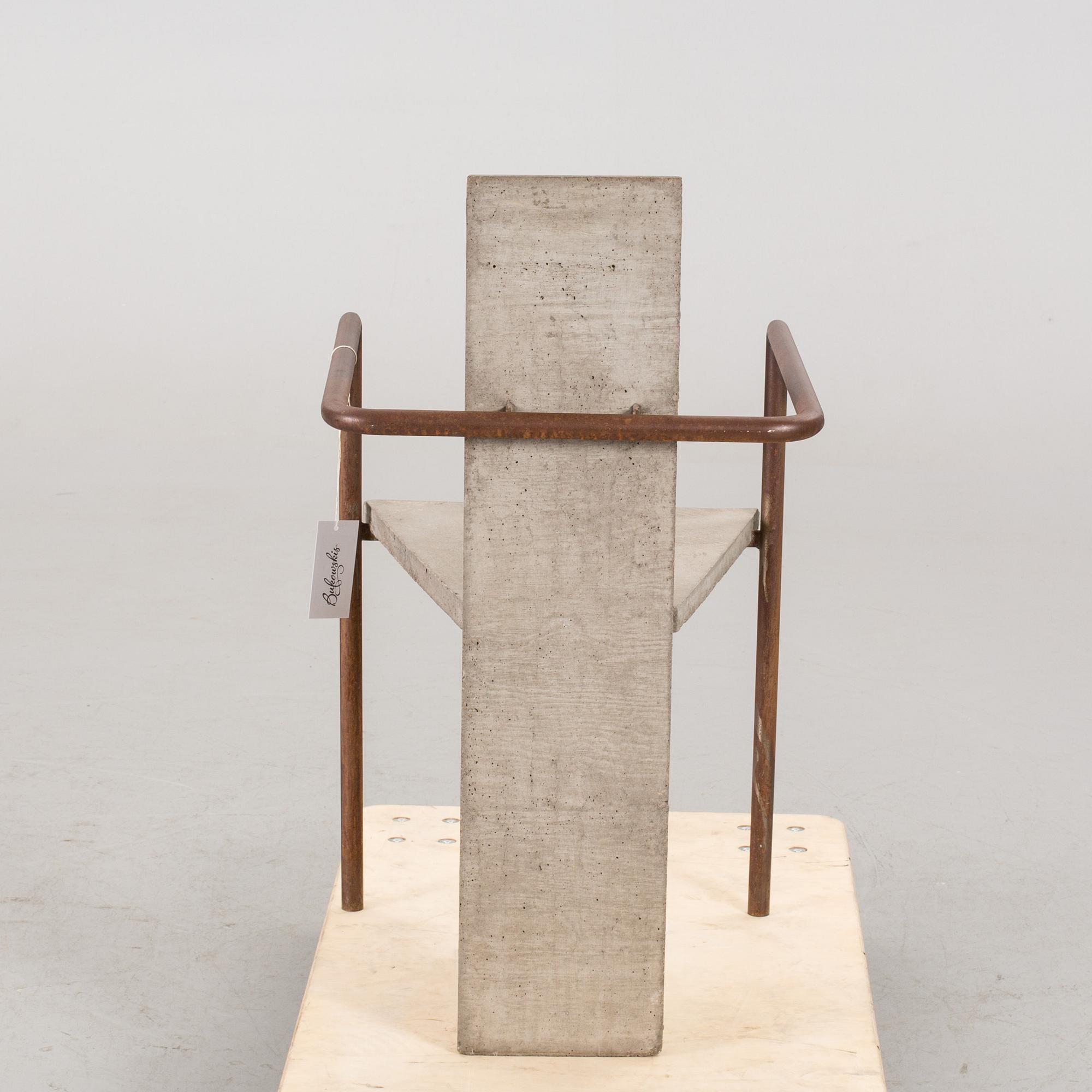 Jonas Bohlin, "Concrete", karmstol, Källemo, Värnamo 1981.