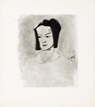 HELENE SCHJERFBECK, mapp med reproduktioner, 48 st, 1945.