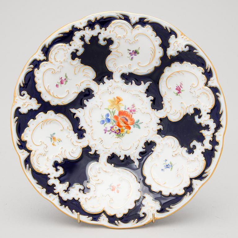 A MEISSEN DISH, porcelain.