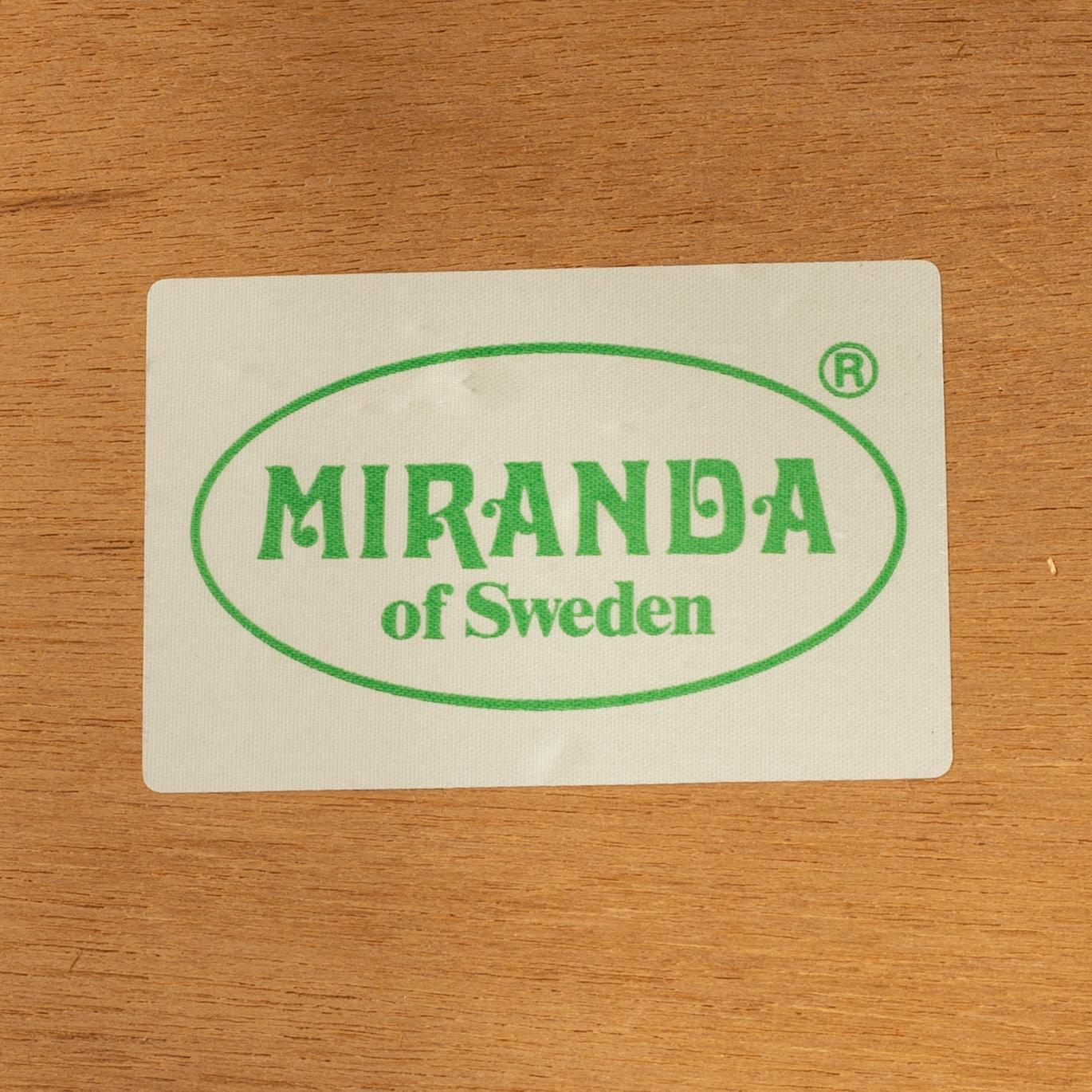 A SET OF FOUR MIRANDA OF SWEDEN CHAIRS.