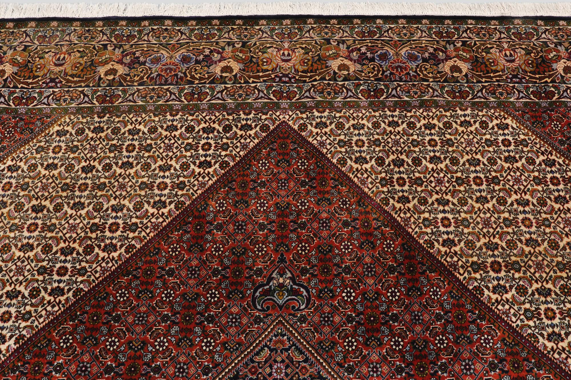 A Bidjar so-called Takab carpet, 348 x 305 cm.