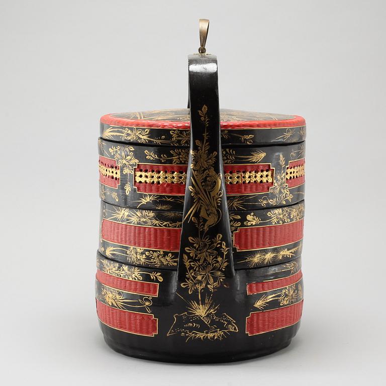 A Chinese food basket, 20th Century.