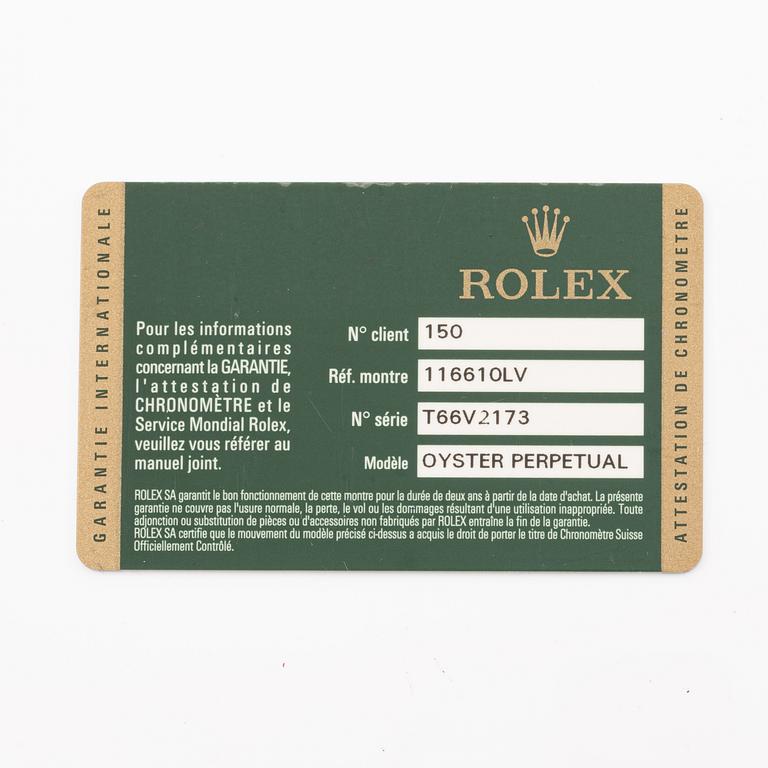 Rolex, Oyster Perpetual Date, Submariner, "Hulk", wristwatch, 40 mm.