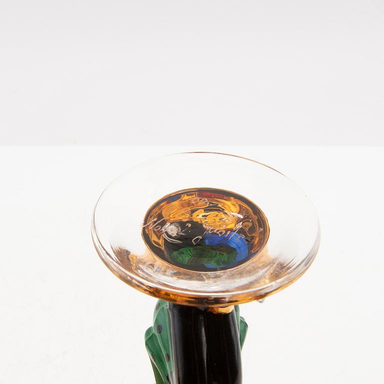 Gunnar Cyrén, one shot glass known as "devil's glass" from the "Nobel Orrefors" series.