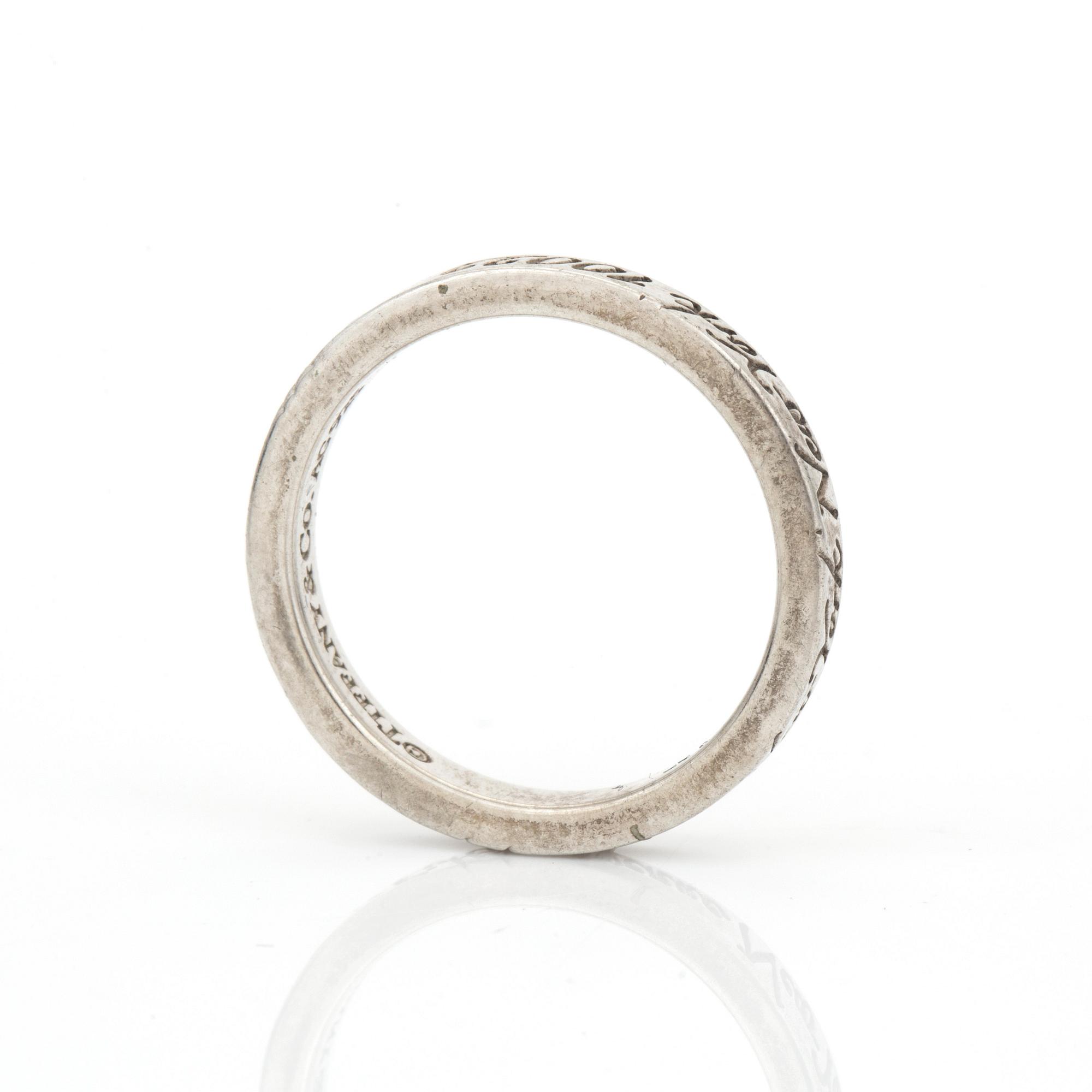 RING, sterlingsilver, Tiffany & Co, USA.