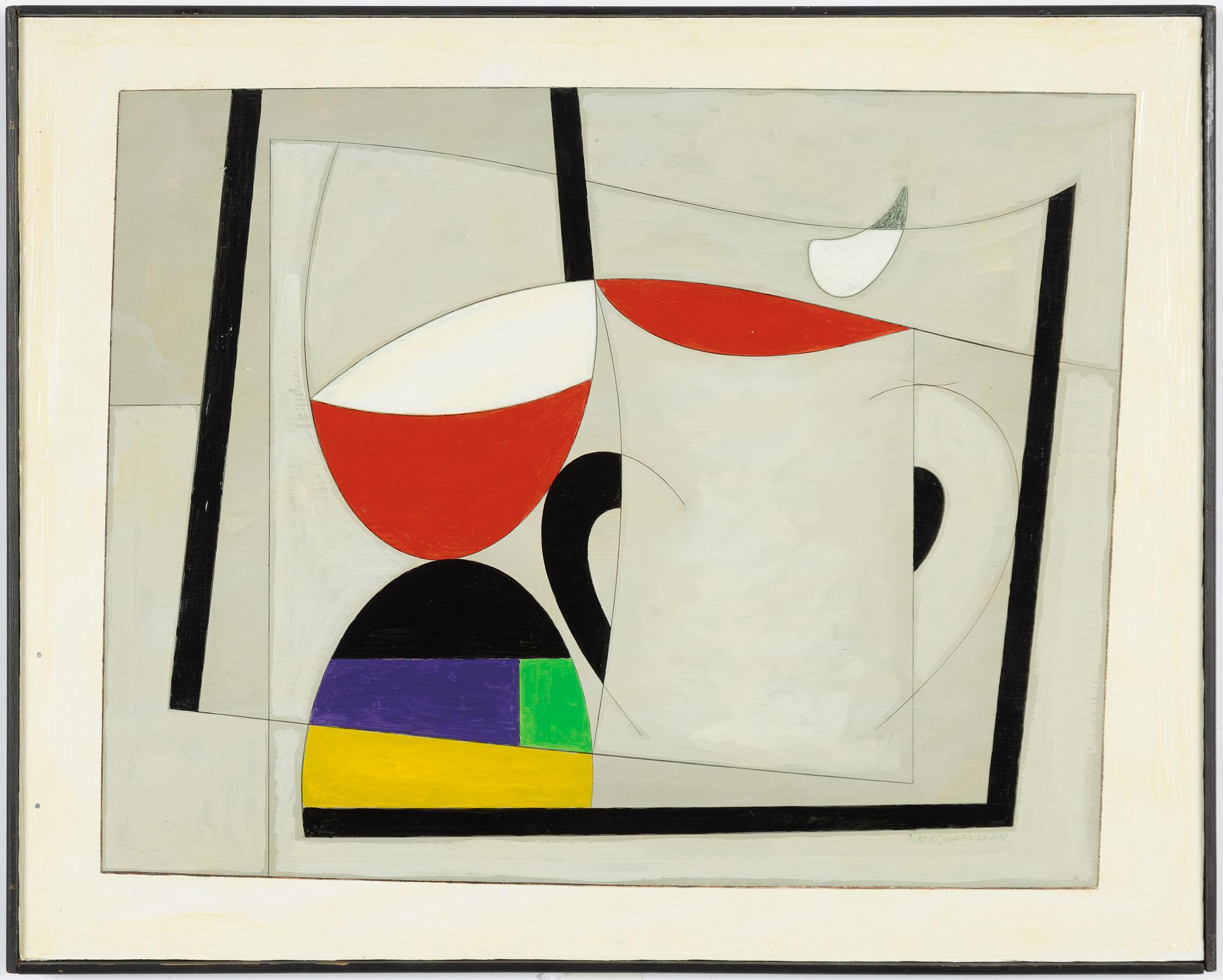 Albert Johansson, "Kanna och skål".