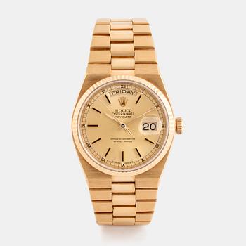 93. Rolex, Oysterquartz, Day-Date, ca 1979.