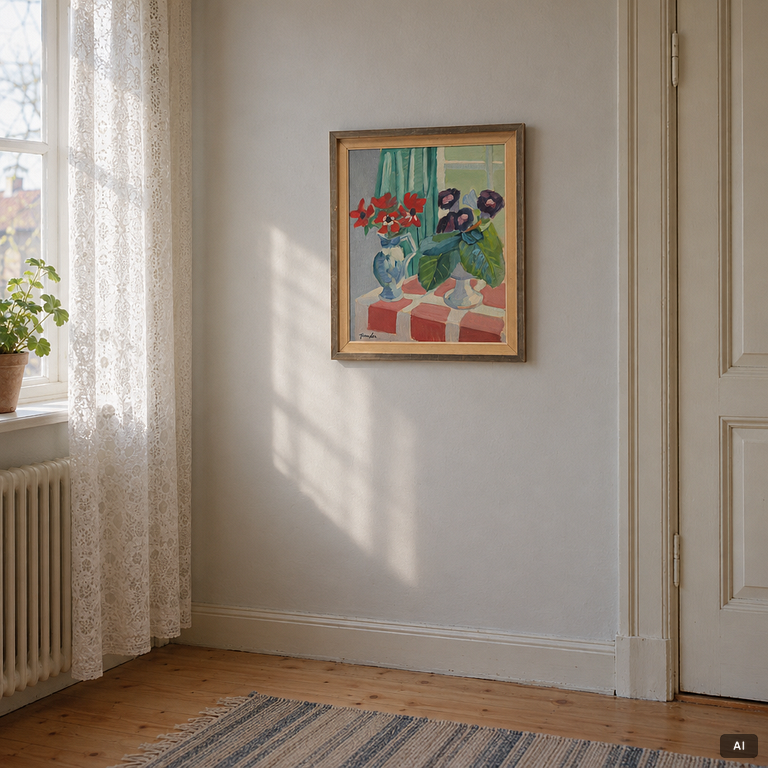 Helge Frender, Blomsterstilleben.