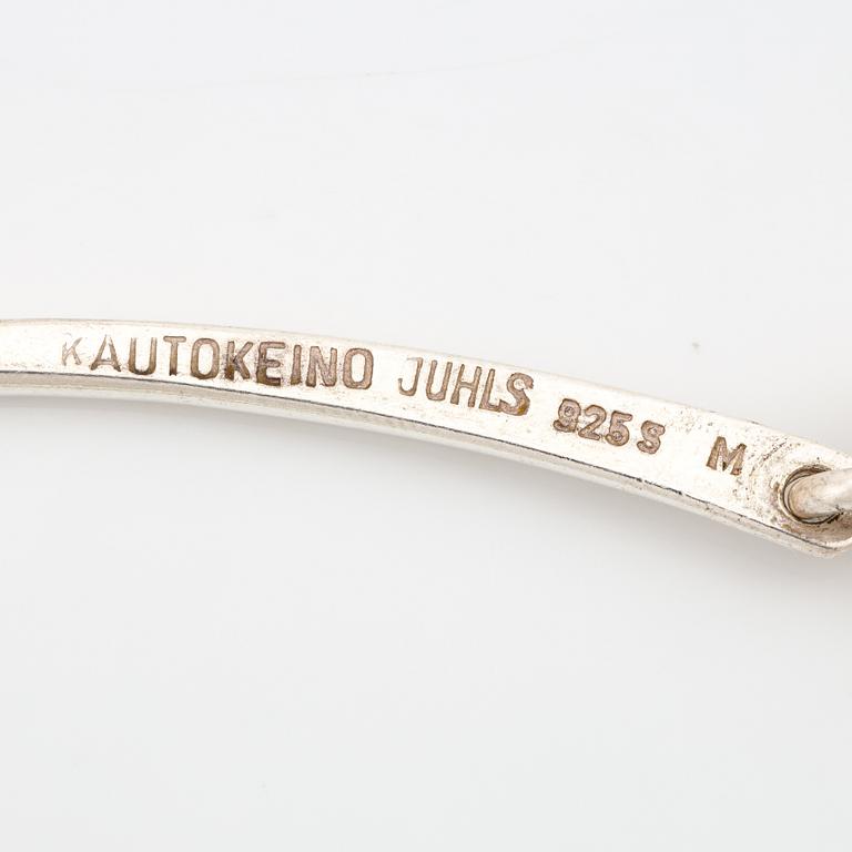 Juhl necklace and earrings sterling  silver.