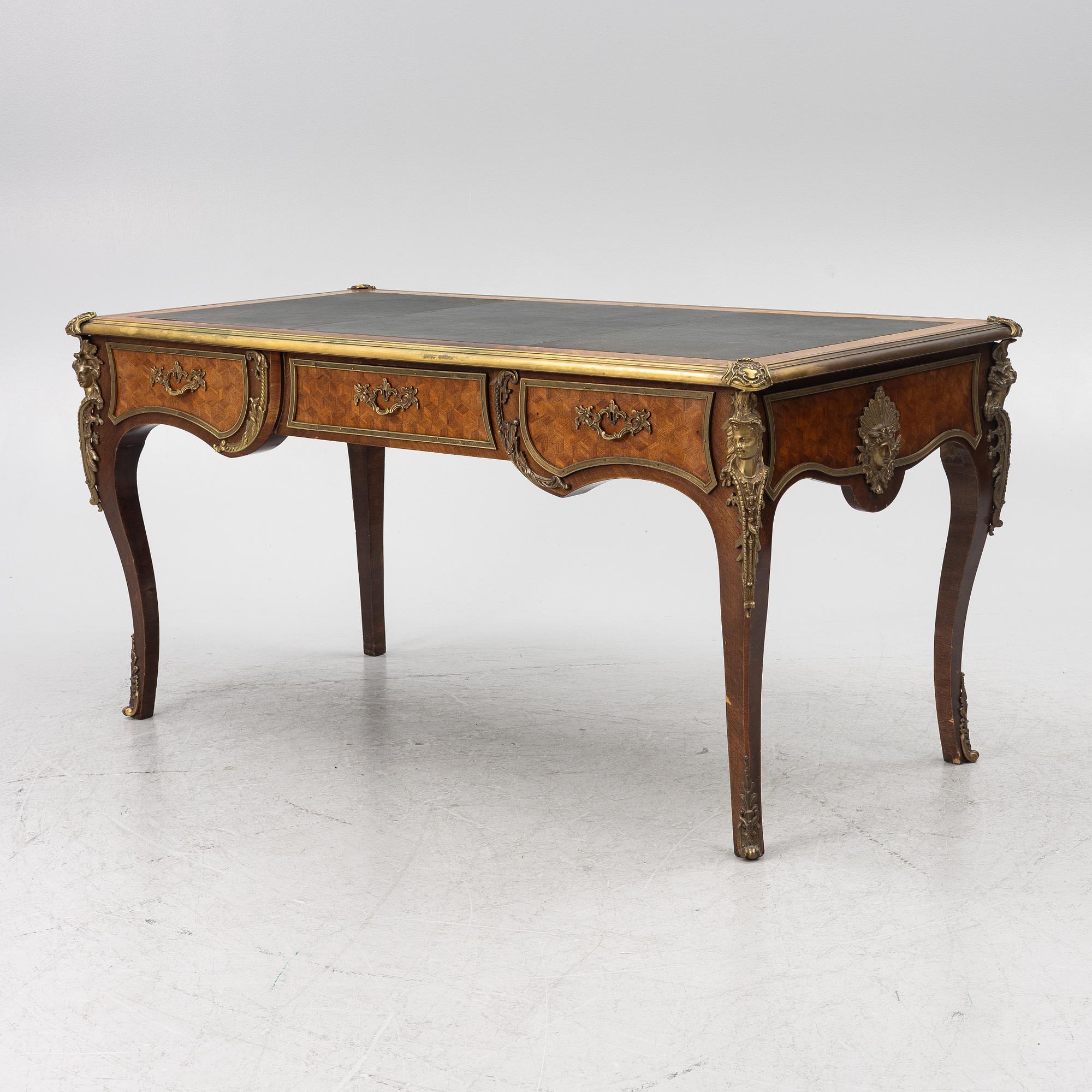 Desk, Louis XV style, France, late 19th Century.