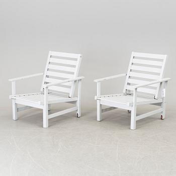 A pair of easy chairs by Elsa Stackelberg, Fri Form.