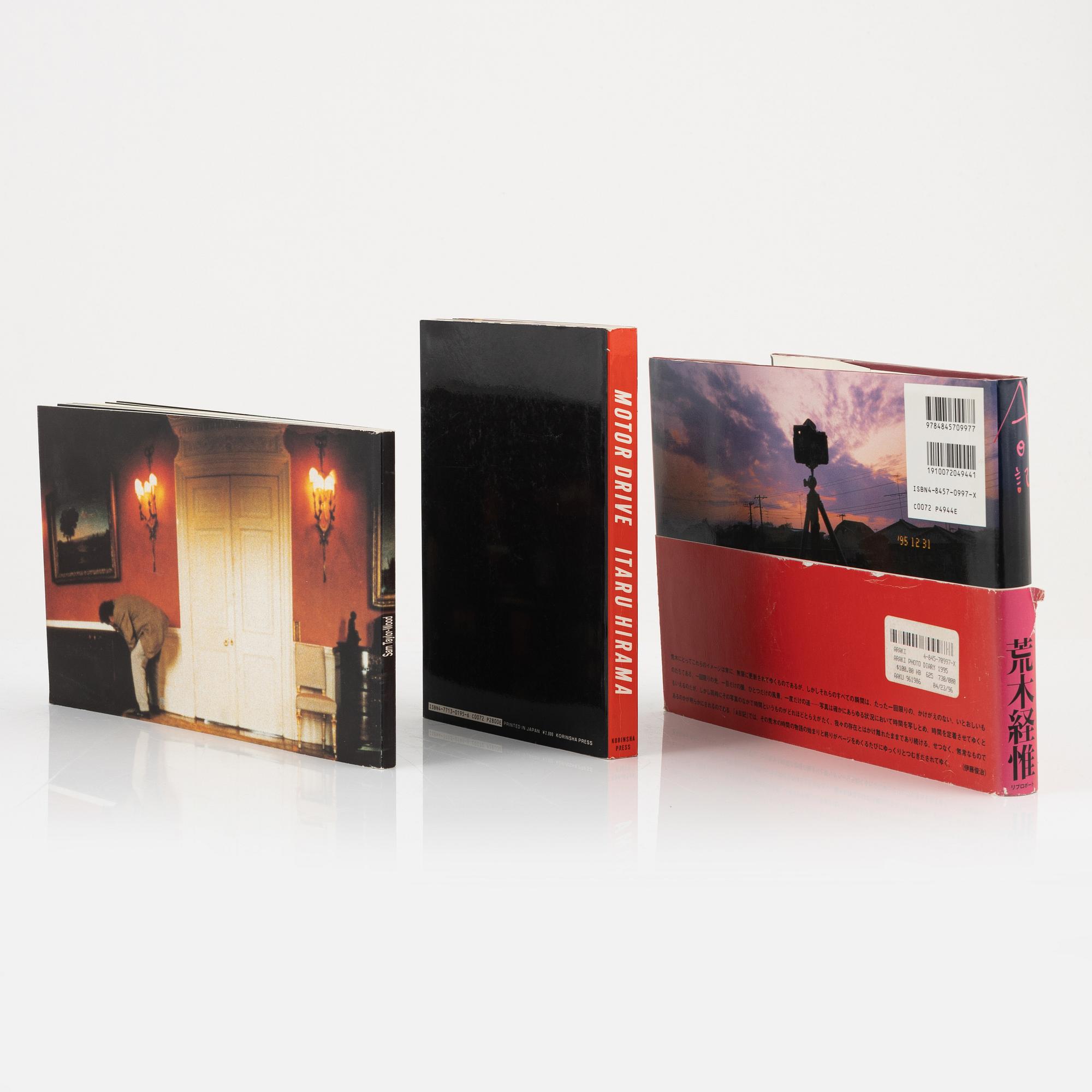 Daido Moriyama & Nobuyoshi Araki et.al. 9 photobooks and exhibition catalog.