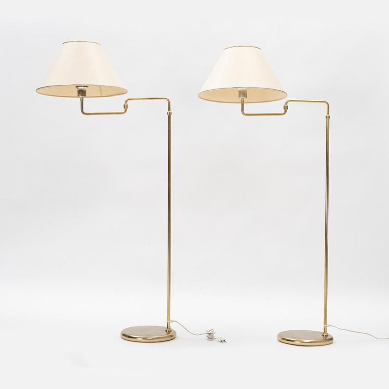 Golvlampor, ett par, Rejmyre Armaturfabrik, 1900-talets senare del.