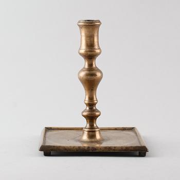LJUSSTAKE, mässing, 1500-/1600-tal.