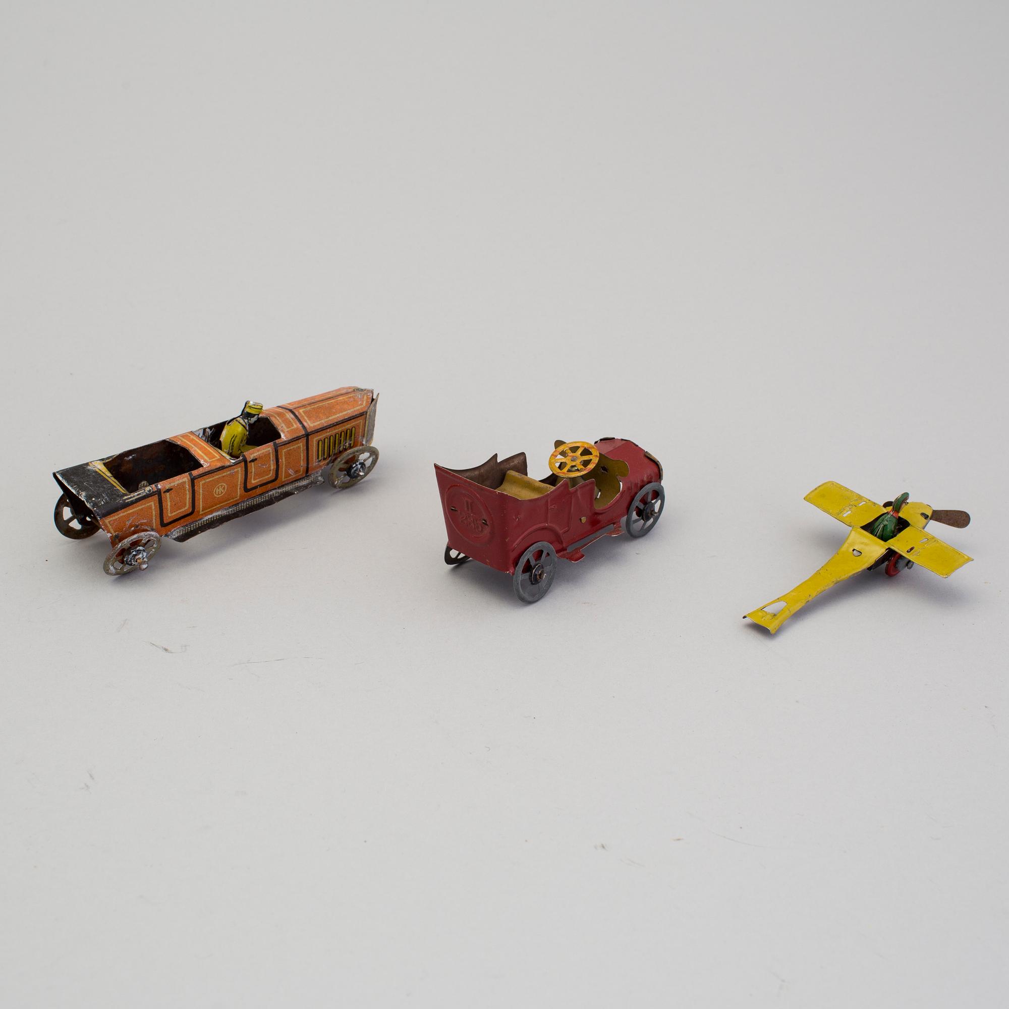 PENNY TOYS, 9 stycken, bland annat Tyskland, 1910/20-tal.