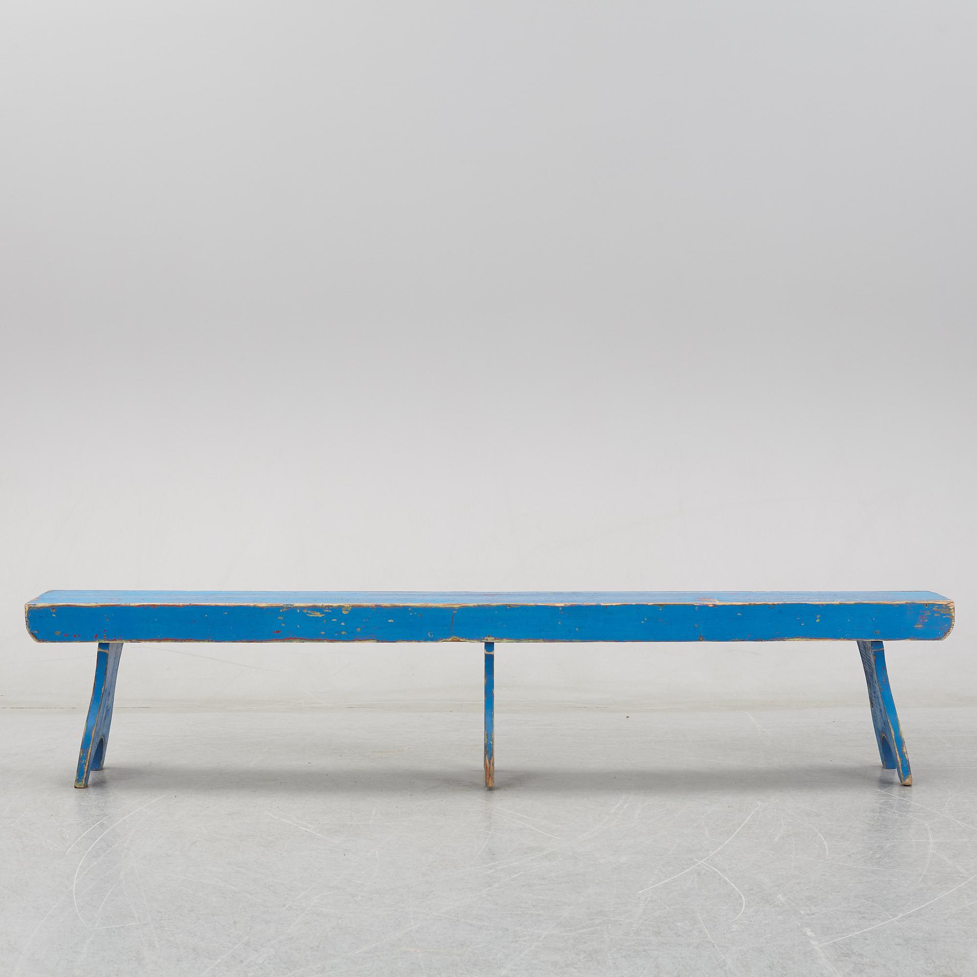 Bänk, allmoge, sent 1800-tal.