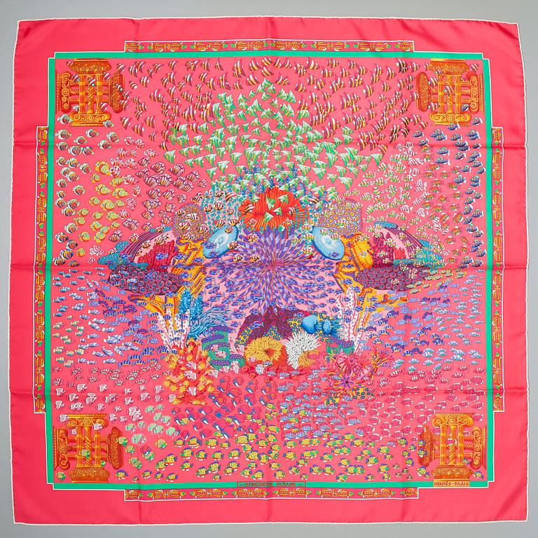 HERMÈS, scarf, "Rencontre Océane".