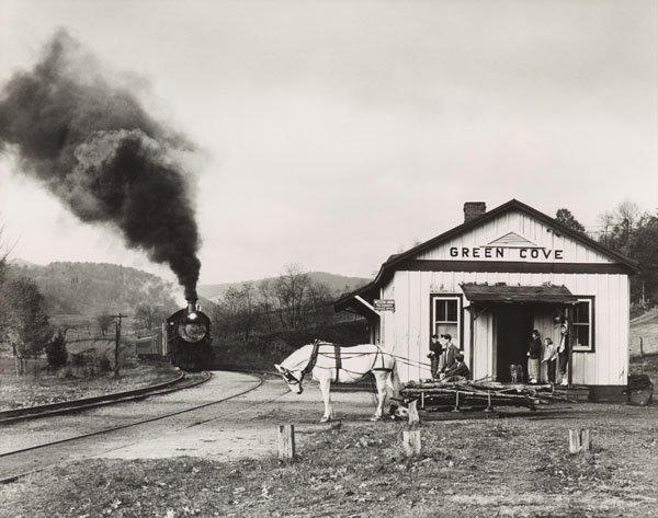 Ogle Winston Link, "Maud Bows to Virginia Creeper, Green Cove", 1950's.