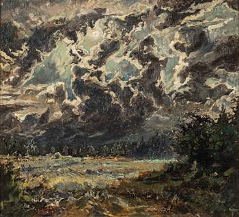 Ester Almqvist, Rain-heavy clouds.