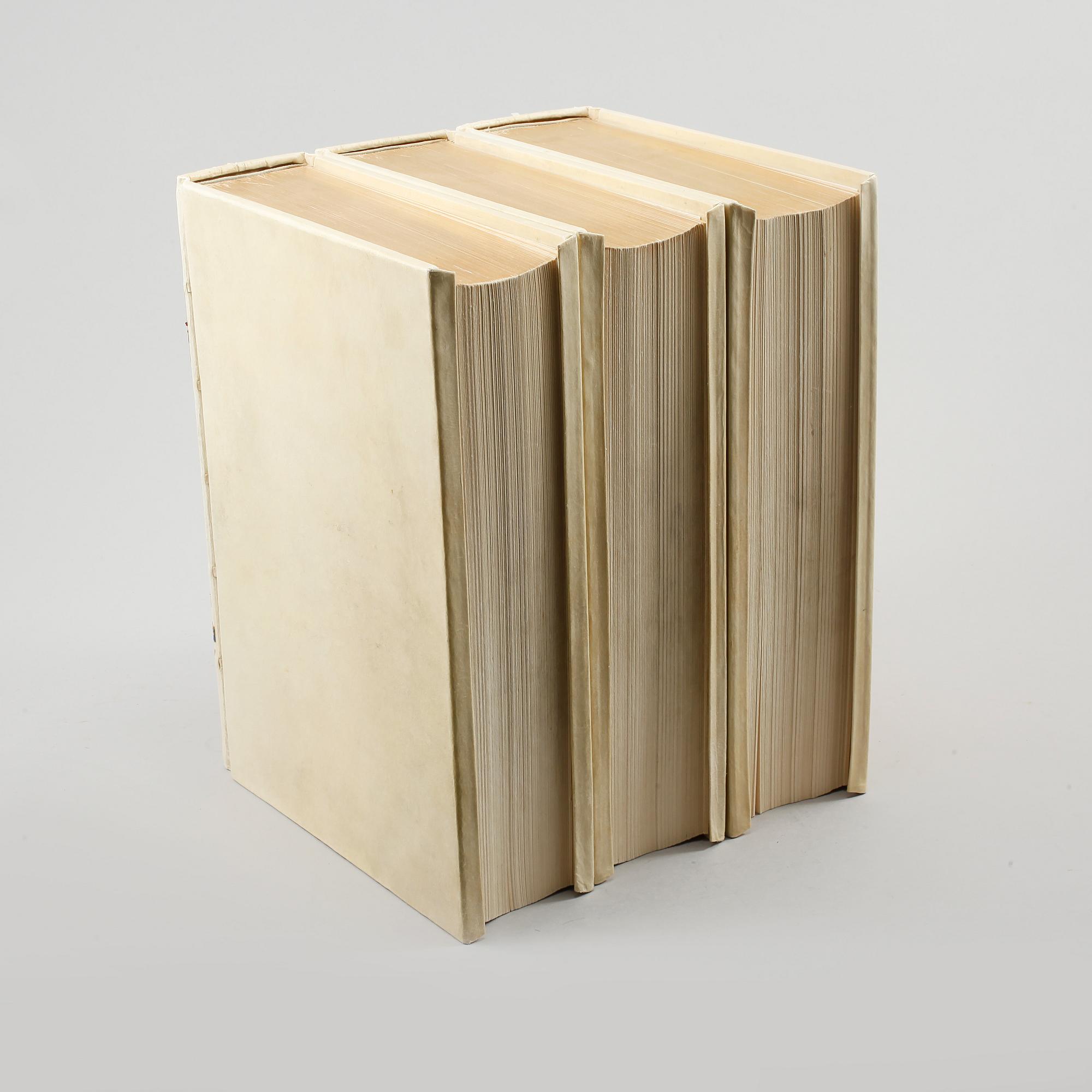 BÖCKER, 3 volymer, "Svenskt Silversmide 1520-1850", 1941-1945.