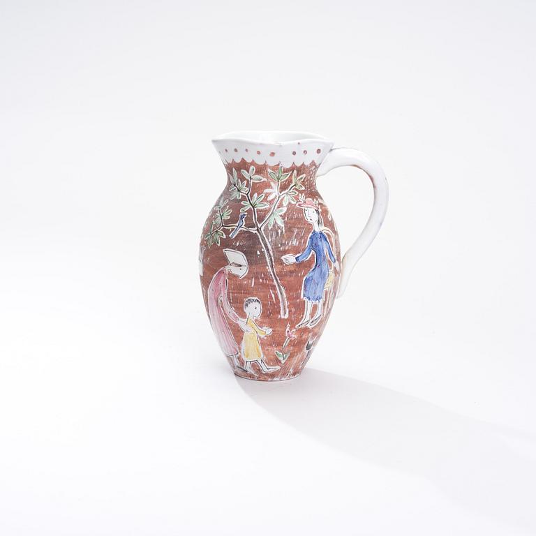 RUT BRYK, kanna, keramik, signerad, Arabia 1900-talets mitt.