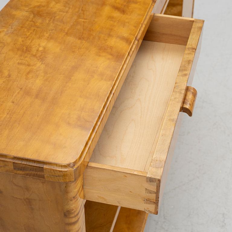 A functionalist book case, 1930s/1940s.