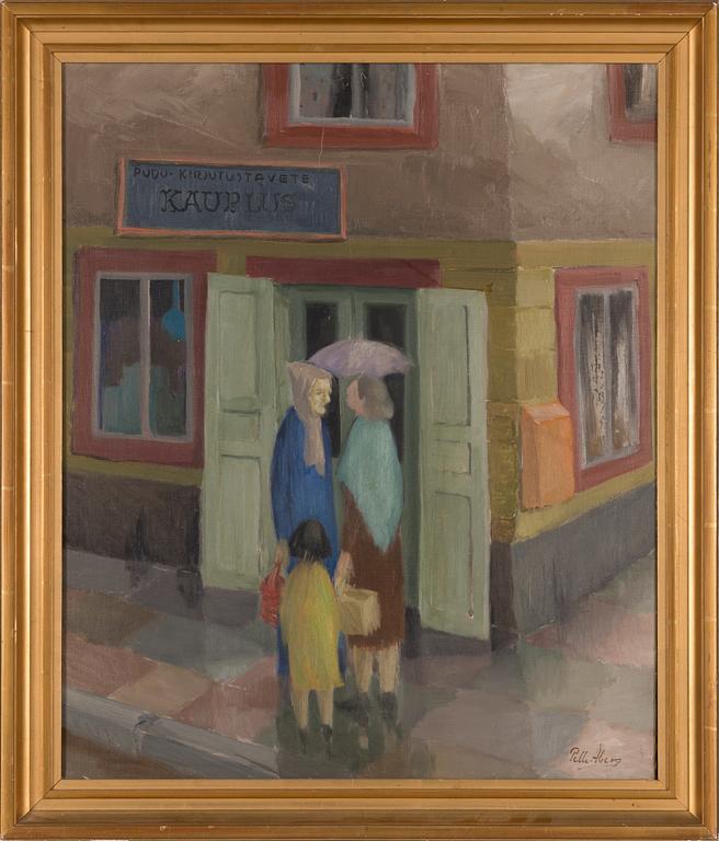 Pelle Åberg, oil on canvas, signed.