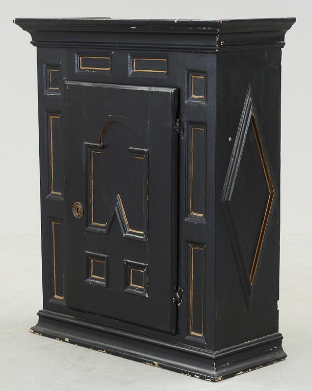 VÄGGSKÅP, barock, 1700-talets mitt.
